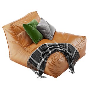Verzelloni Zoe pouf armchair 3D model