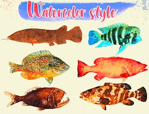 Low Poly Fish Illustration Collection - Animted Part 2