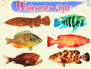 Low Poly Fish Illustration Collection - Animted Part 2