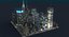 Manhattan District Times Square A Night  Low Poly 3D