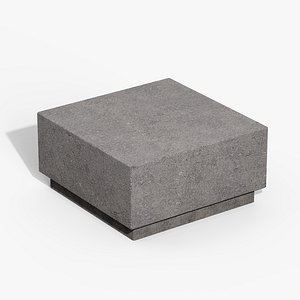 3D Granite Bollard Seat