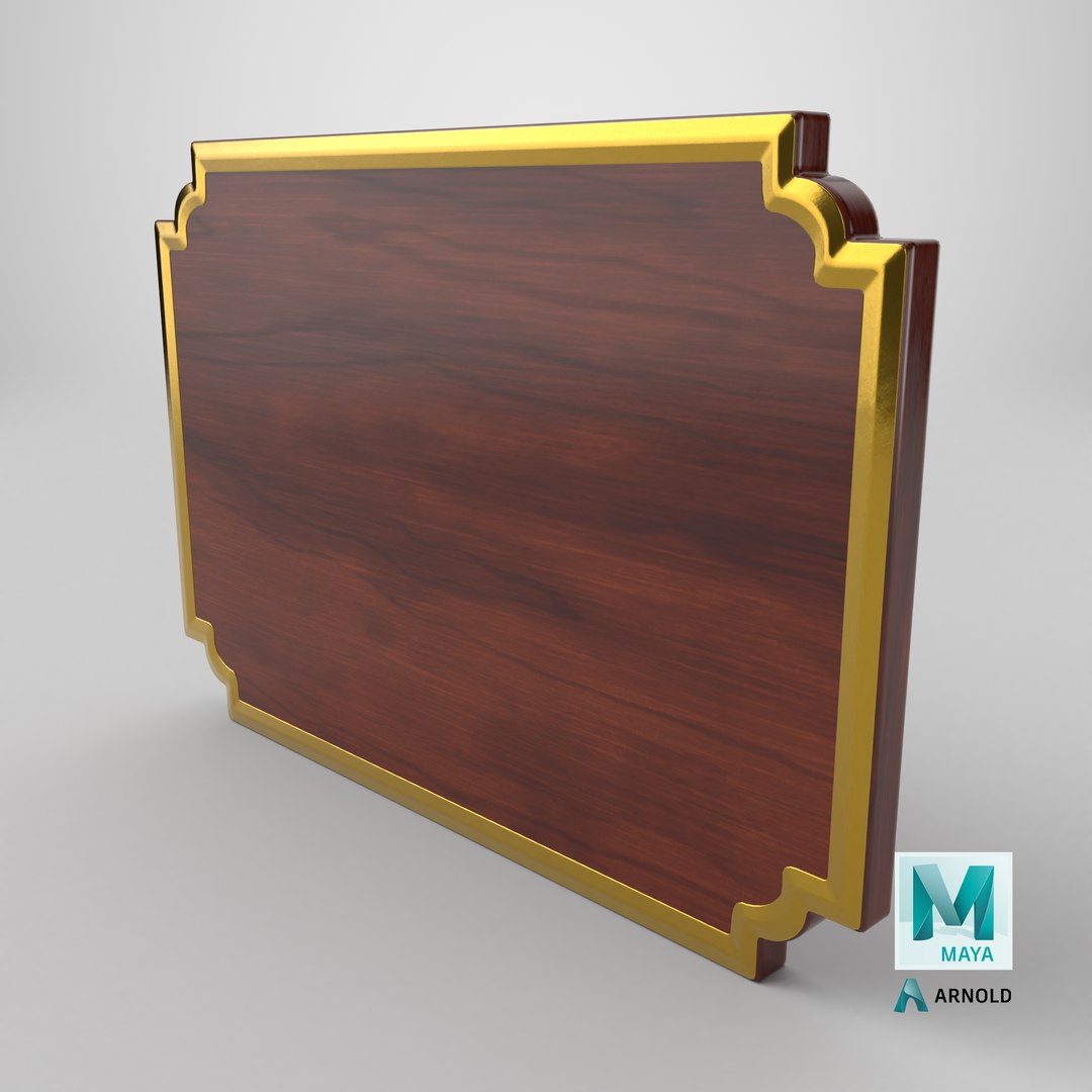 Wooden Nameplate 3D https://p.turbosquid.com/ts-thumb/uz/bjGhFR/1A/stemcell_maya_arnold_render/png/1773963652/1920x1080/fit_q87/0d86dc2b8ad03fed5f8793fa585ed21901ff898d/stemcell_maya_arnold_render.jpg