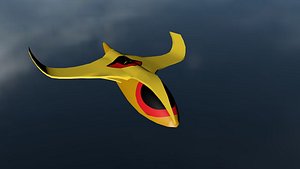 SpaceGhost's Ship Low Poly