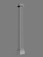 Ionic column square