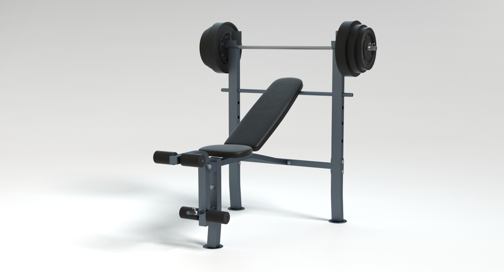 3D Model Bench Press - TurboSquid 1152903