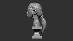 3D female face 3d print