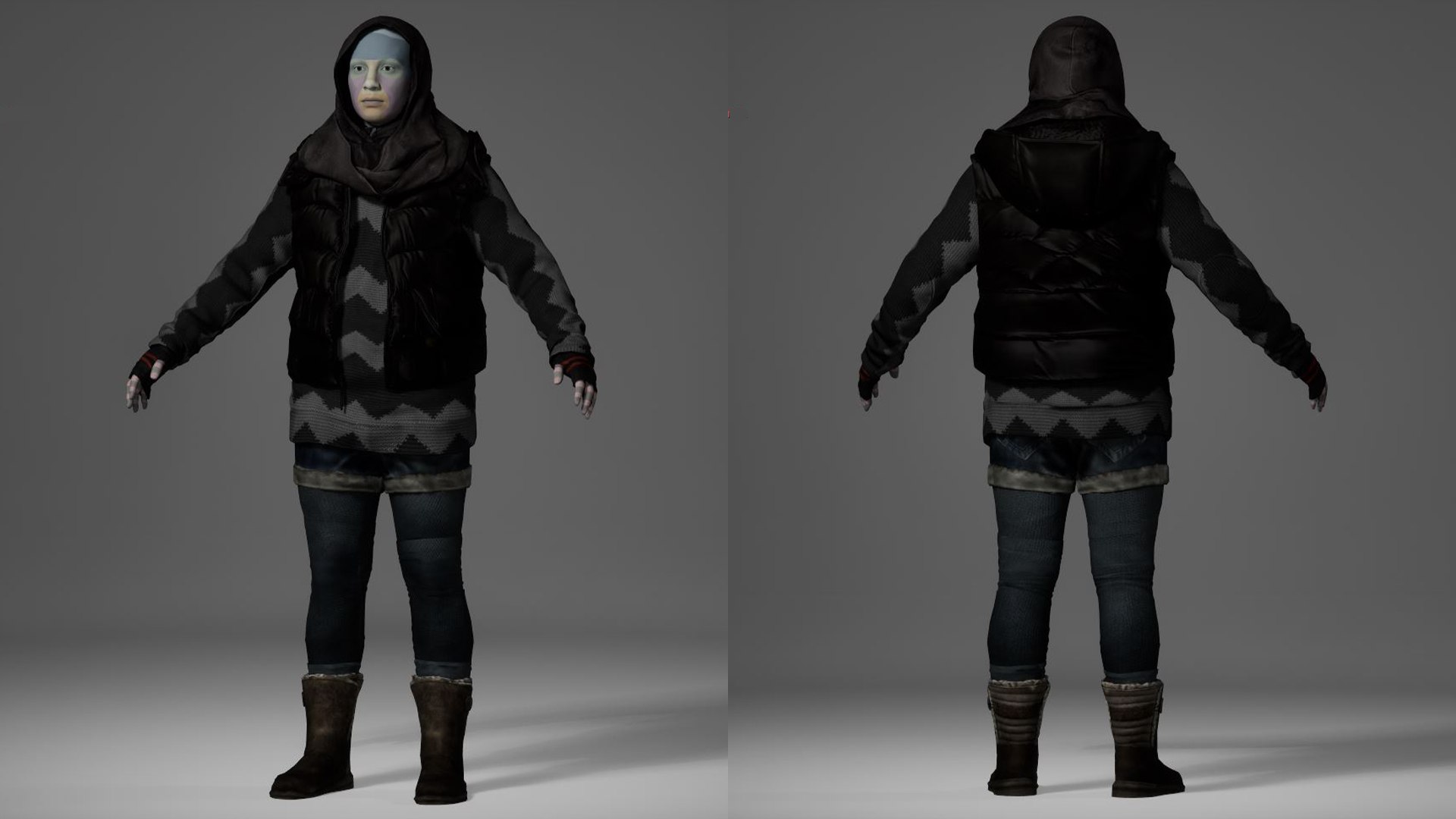 Street Style Female Clothing Set - Low Poly  Textured 3D https://p.turbosquid.com/ts-thumb/uz/iekUKQ/2I/3/png/1765468142/1920x1080/fit_q87/ef8ba2598d7746f1ff8c103e0850a37881b86bde/3.jpg