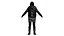 Streetstyle-Damenbekleidungsset – Low-Poly-Textur