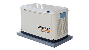 3D Generac Gas Generator model