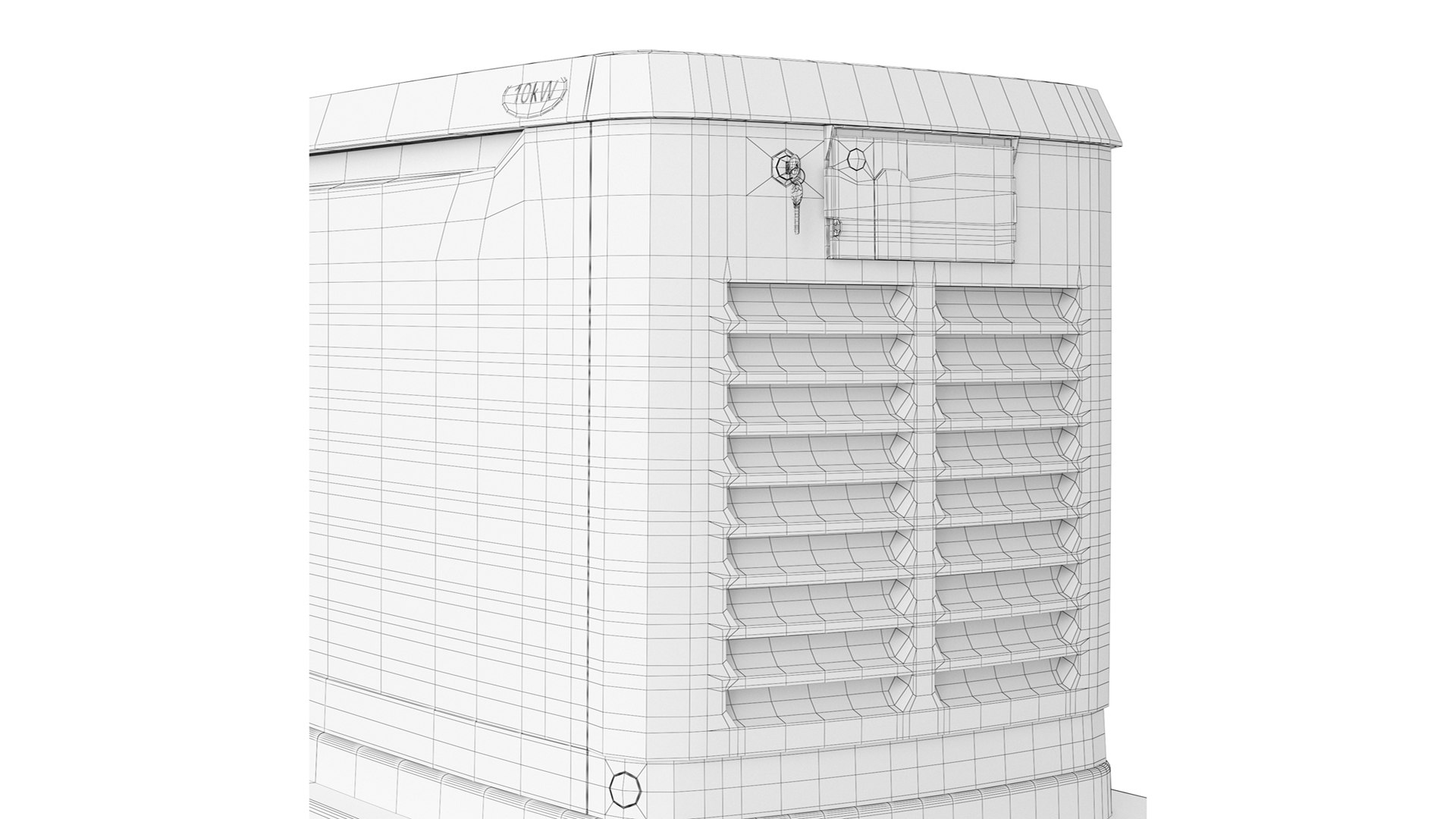 3D Generac Gas Generator Model - TurboSquid 1888799