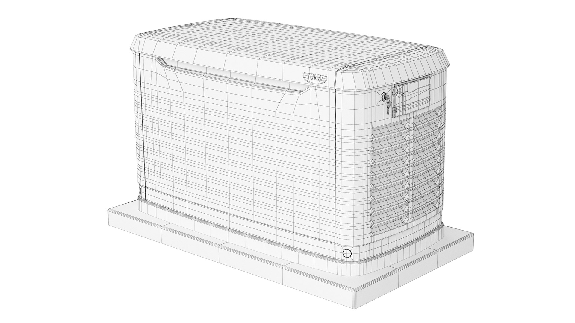 3D Generac Gas Generator Model - TurboSquid 1888799