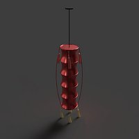 Chinese Bamboo Lantern 3D Model