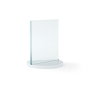 Diploma Glass Award Trophy - crystal plaque trophies