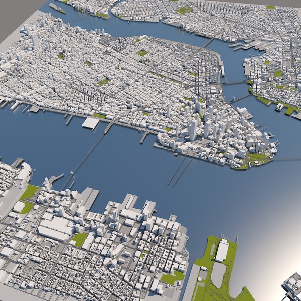 3D manhattan gis model