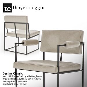 Design Classic 1188 Dining Chair by Milo Baughman