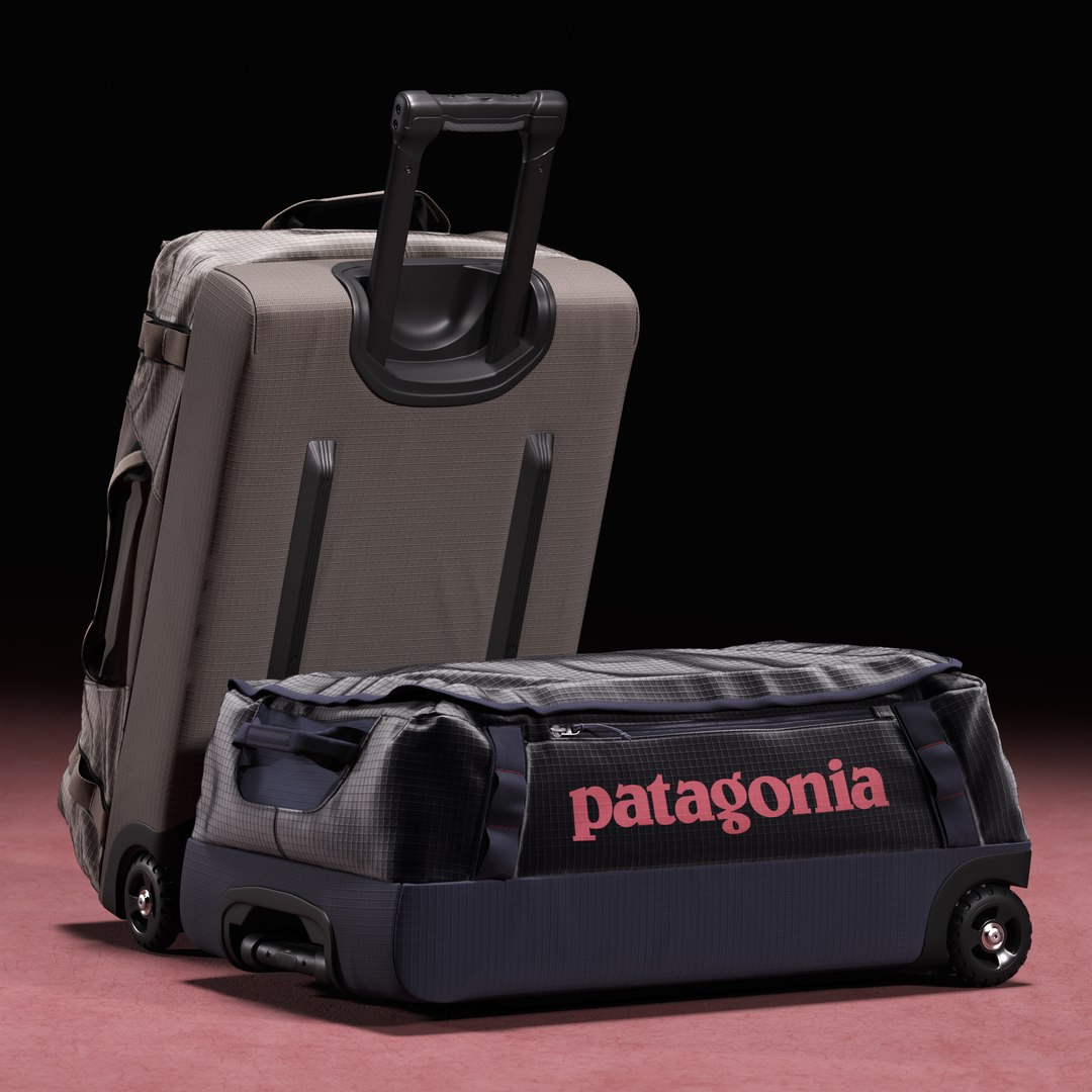 Patagonia Wheeled Duffel Bag 40L 3D TurboSquid 1822400