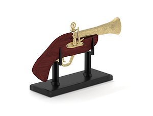 3D model Decorative Flintlock Gun