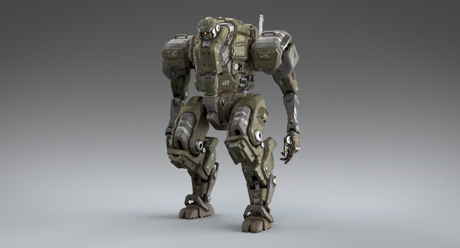 3D Mech Pbr - TurboSquid 1307834