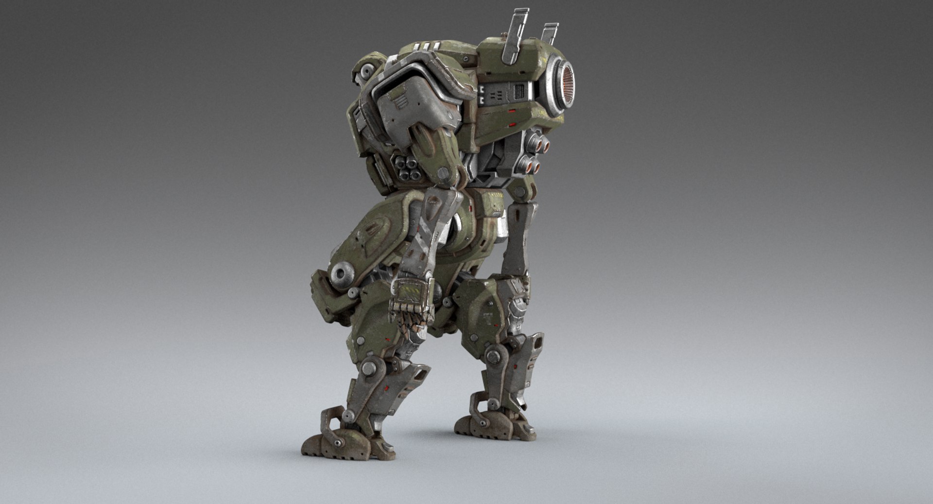 3D mech pbr - TurboSquid 1307834