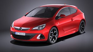 3D opel astra opc