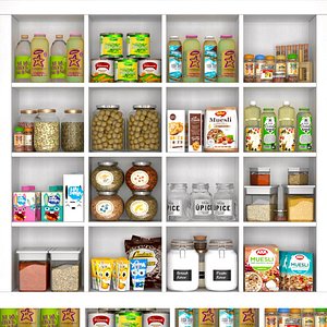 food cupboard 3D model