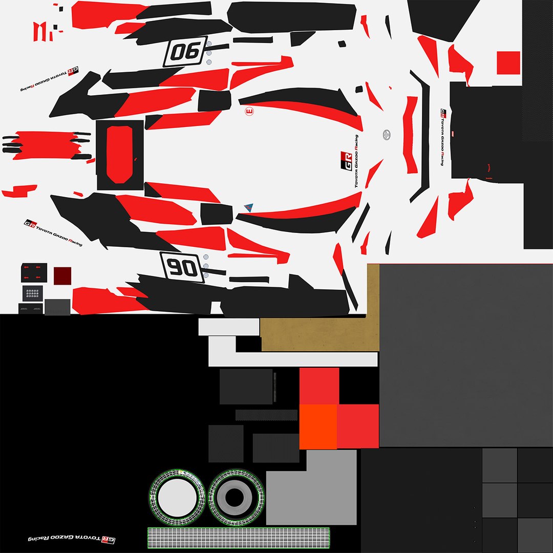 3D Toyota Racing Wheel - TurboSquid 1442903