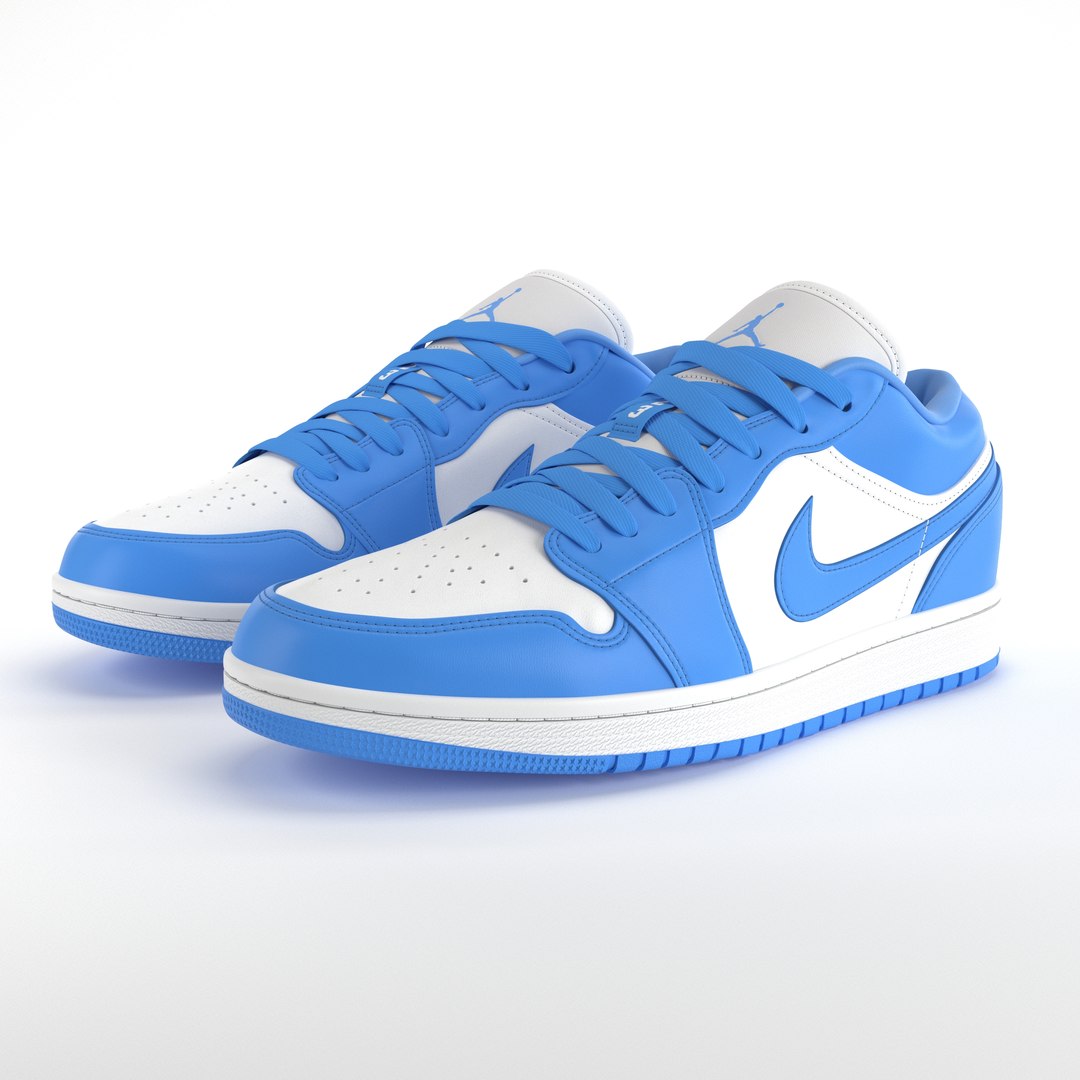 3D Jordan 1 Low UNC PBR - TurboSquid 1862878