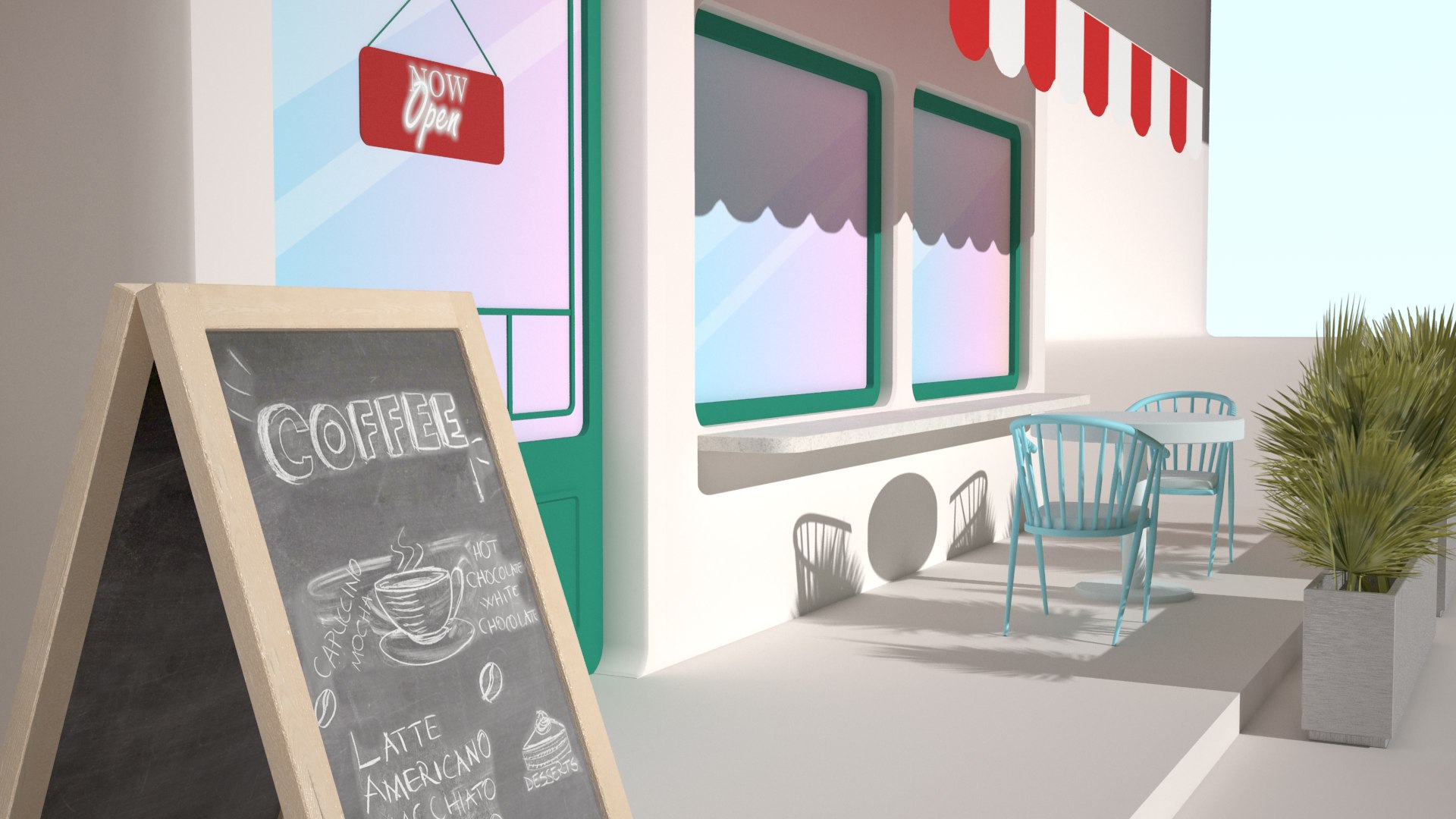 Coffee Shop Model - TurboSquid 1978680