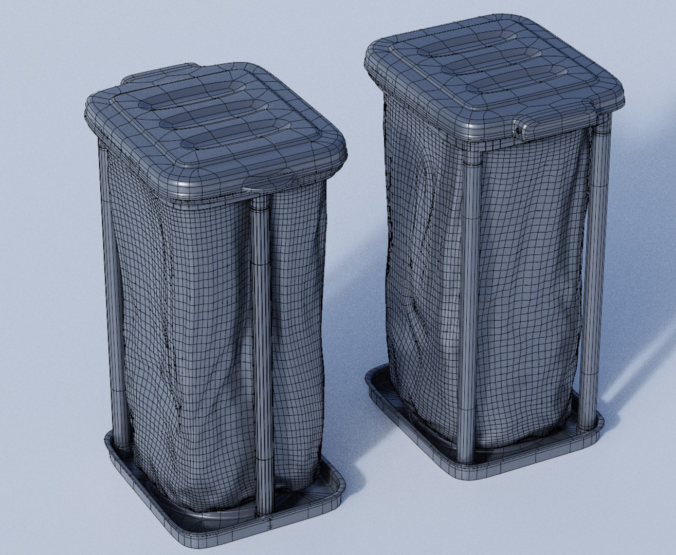 Trash Bin 3D Model - TurboSquid 2133840 image.