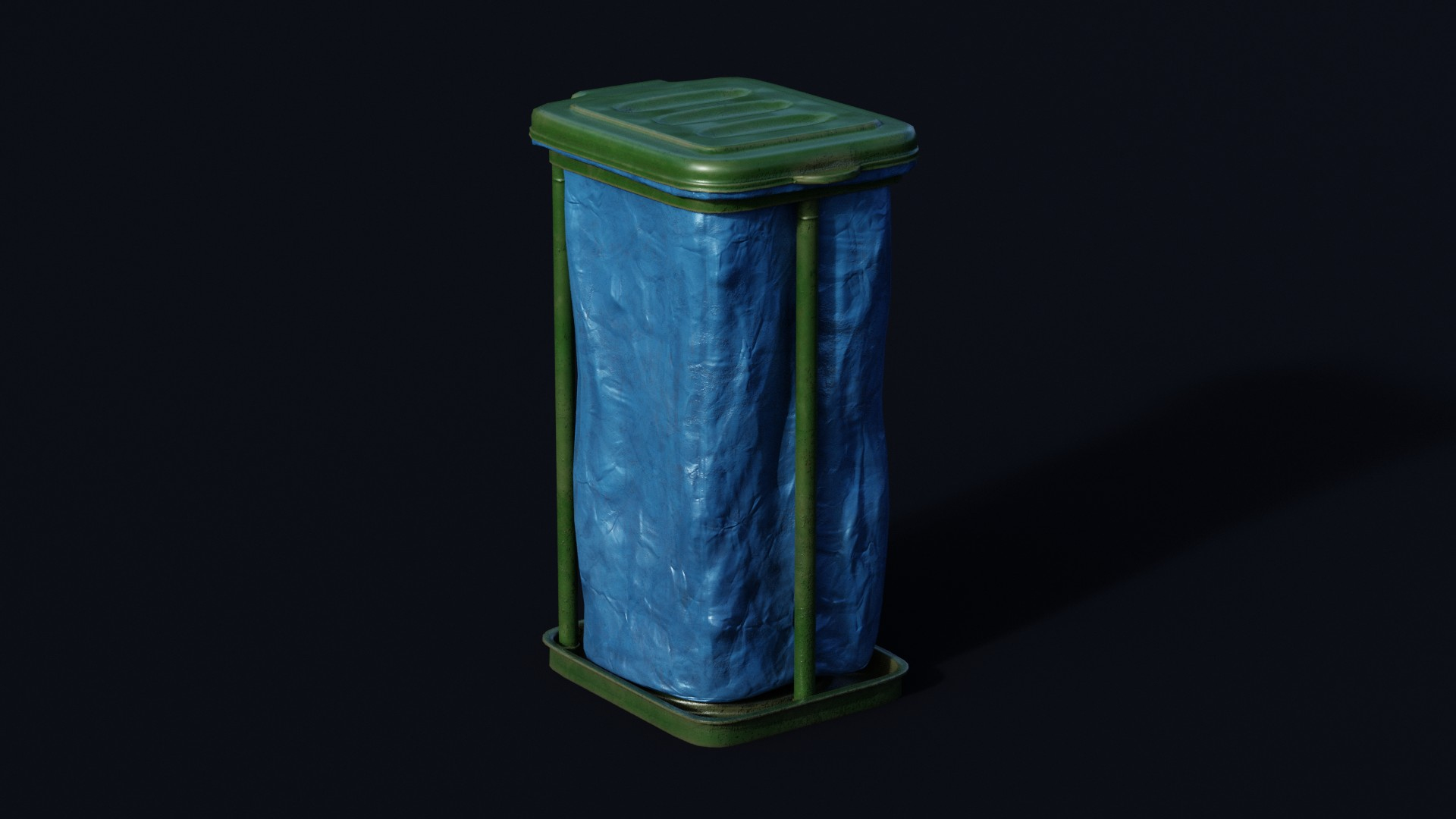 Trash Bin 3D Model - TurboSquid 2133840