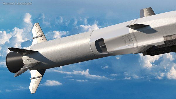 Hypersonic Cruise Missile3M22 Zircon 3D model - TurboSquid 1918263