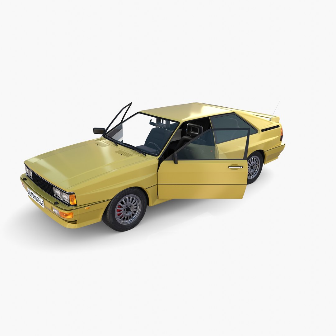3D Generic 80s Coupe with interior - TurboSquid 2009888