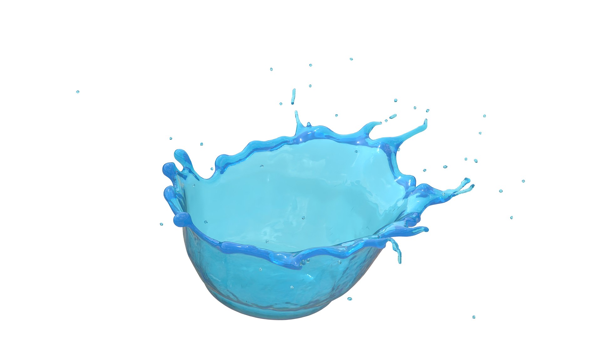 3D Model Splash Collection Pack 08 - TurboSquid 2369375