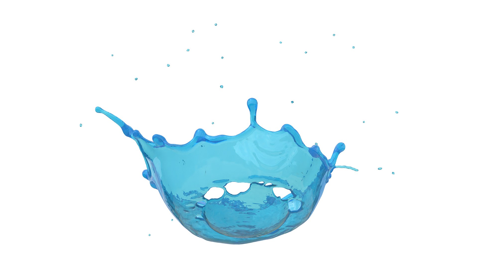 3D Model Splash Collection Pack 08 - TurboSquid 2369375
