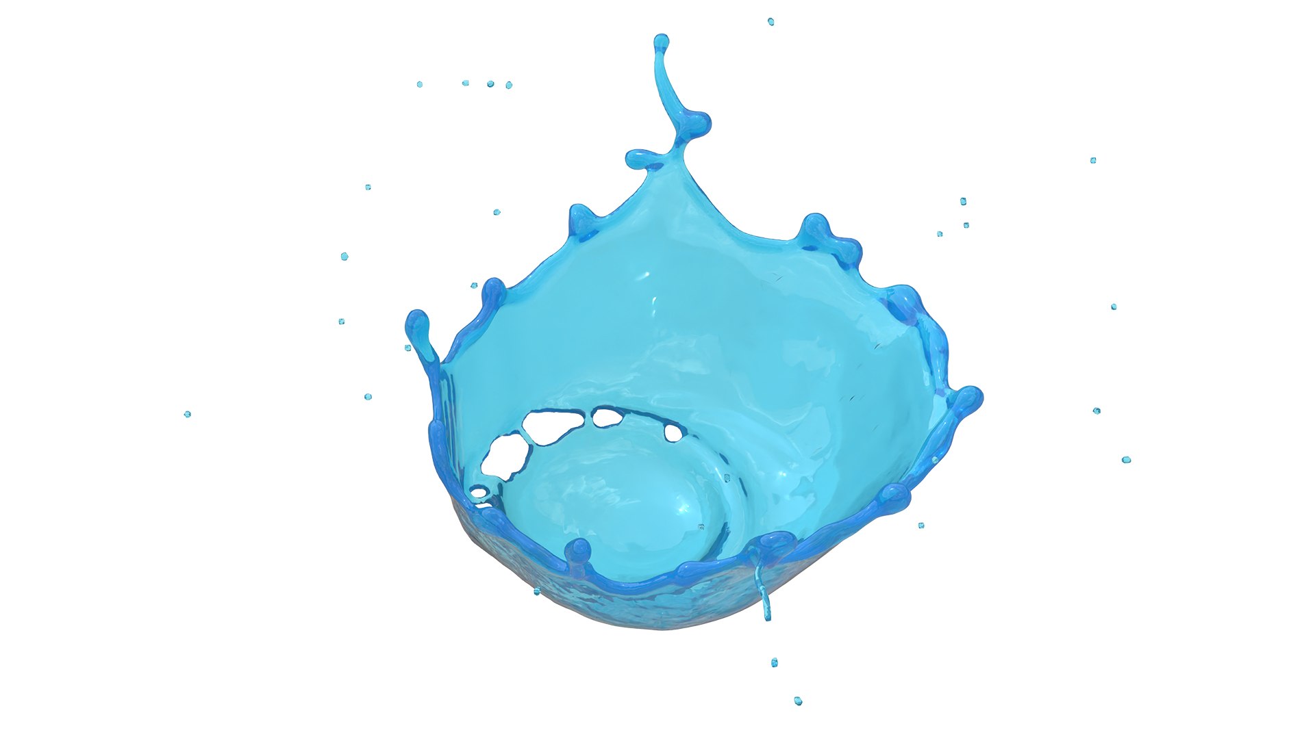 3D Model Splash Collection Pack 08 - TurboSquid 2369375