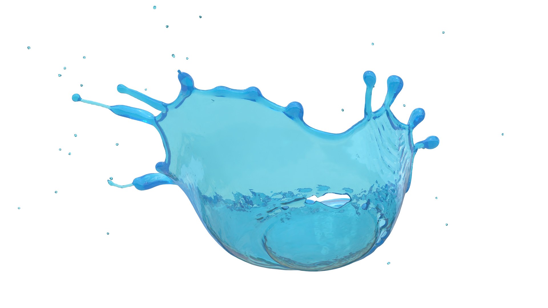 3D Model Splash Collection Pack 08 - TurboSquid 2369375