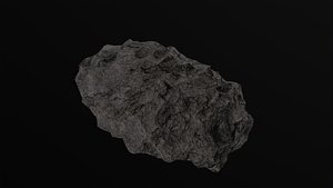 Set of cliff rock stones