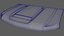 3D Car Bonnet 011