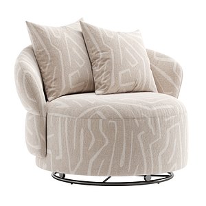 3D model Borcea armchair by Koalaliving