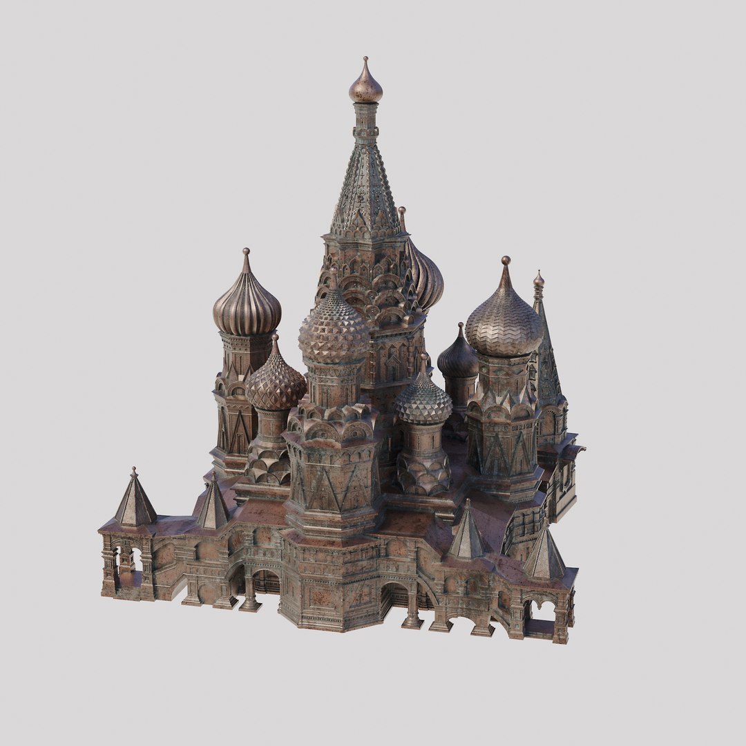 3D Saint Basils Cathedral - TurboSquid 2344572