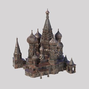 3D Saint Basils Cathedral