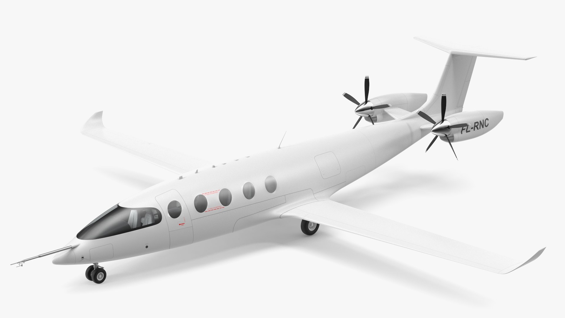 Electric Aircraft(1) 3D model preview