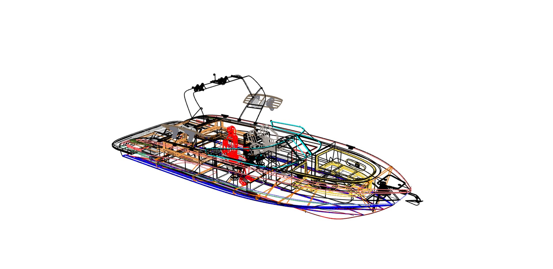 Bayliner Bowrider Boat Model - TurboSquid 1937038