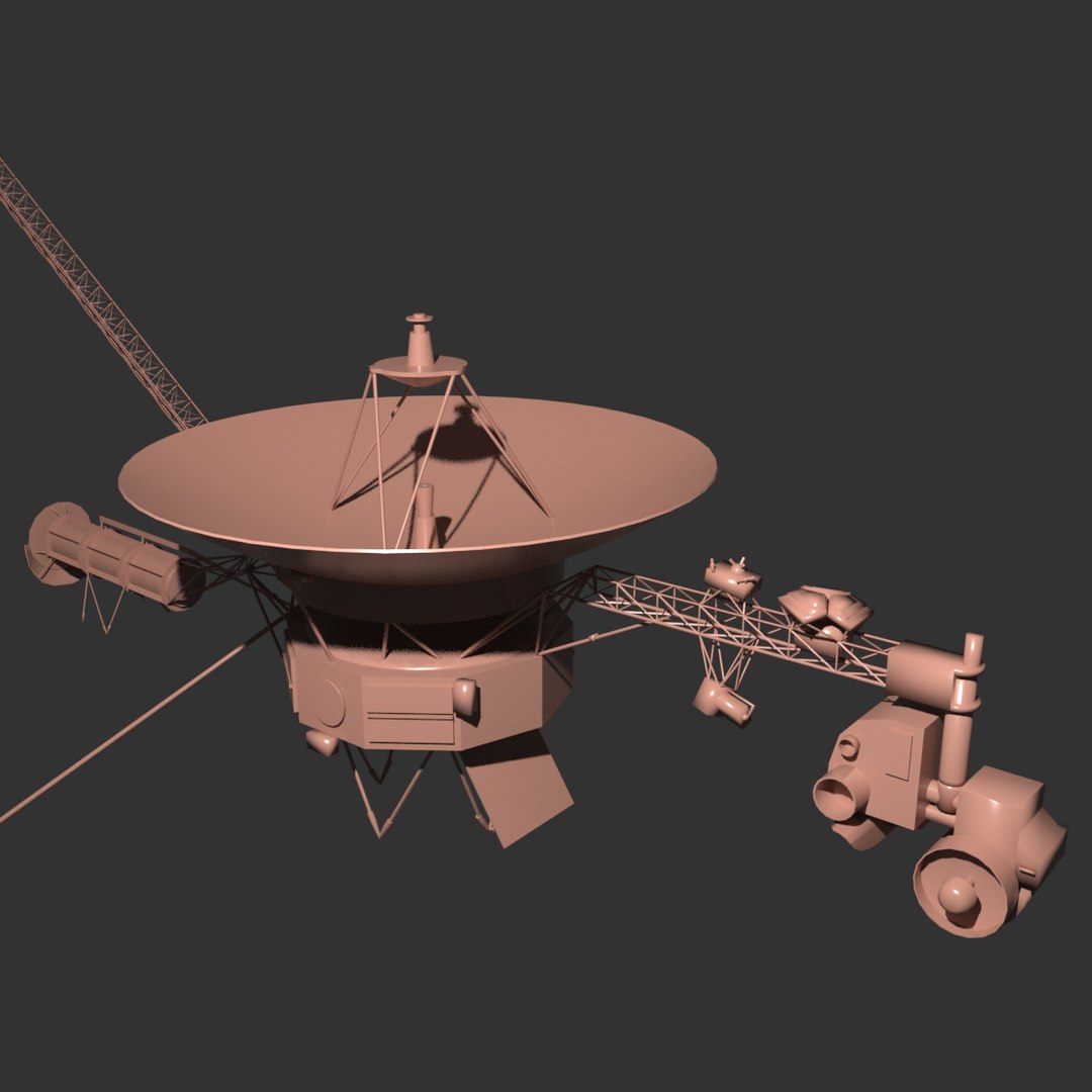 voyager 1 and 2 3d model