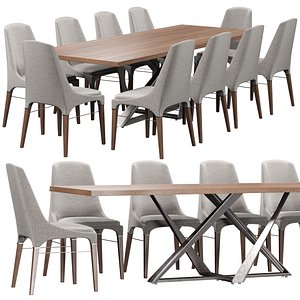 Chair Bontempi Kelly Millennium table