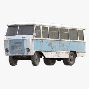 3D Soviet bus - G1A1