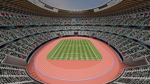 Tokyo National Olympic Stadium Football Field