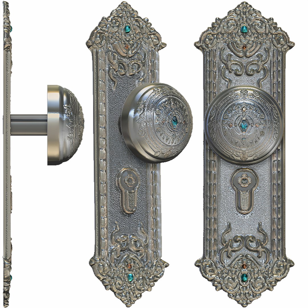 3D Door knob https://p.turbosquid.com/ts-thumb/v1/06XrKq/hY/dnhd00/jpg/1743244279/1920x1080/fit_q87/bcbd058e020755c3ba67e0dcde5c92a9aa12c049/dnhd00.jpg