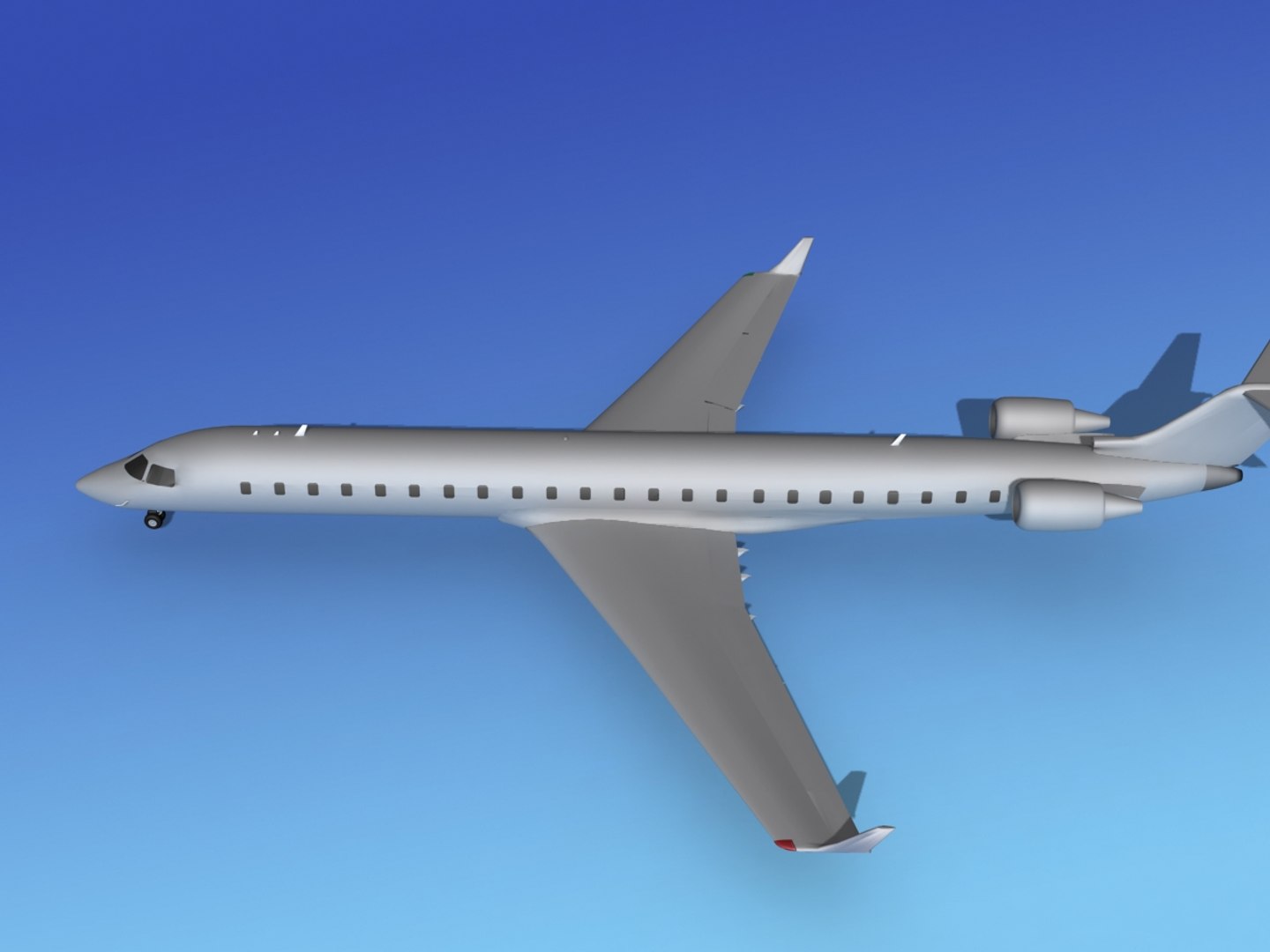 3d Model Crj900 Based Bombardier
