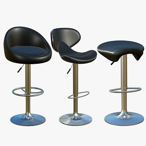 Bar Stool Chair V5 3D model